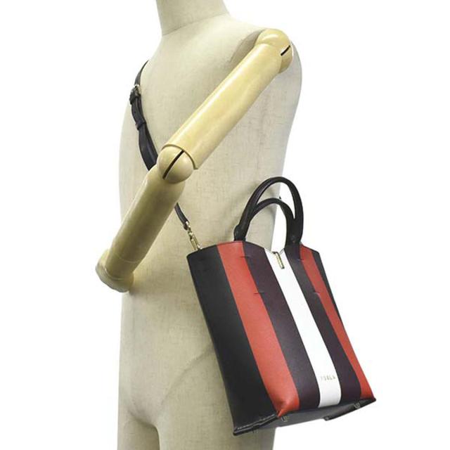 フルラ FURLA バッグ ハンドバッグ ショルダーバッグ ミニトート BZZ2 1056576 RIBBON S BUCKET BAG リボン S バケツバッグ ブラック+マルチカラー furla レザーショルダーバッグ 斜めがけ トートバッグ 2way レディース レザー 本革 縦長 人気 おしゃれ ブランド 新品_5