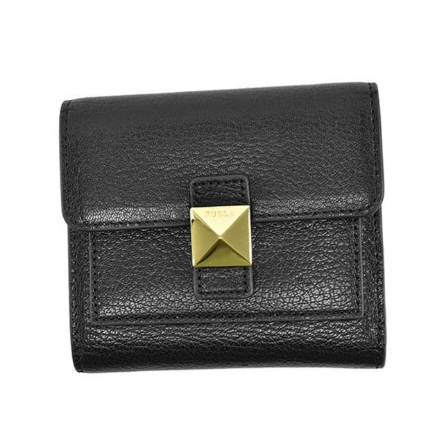 フルラ FURLA 財布 三つ折り財布 PBW0 1034266 DIVA S BI FOLD ミニ財布 コンパクト財布 ONYX ブラック furla コンパクト 三折り財布 使いやすい 本革 レザー ミニ財布 かさばらない おしゃれ シンプル 人気 可愛い ロゴ レディース 母の日 新生活 新品 ギフト プレゼント