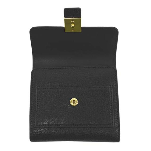 フルラ FURLA 財布 三つ折り財布 PBW0 1034266 DIVA S BI FOLD ミニ財布 コンパクト財布 ONYX ブラック furla コンパクト 三折り財布 使いやすい 本革 レザー ミニ財布 かさばらない おしゃれ シンプル 人気 可愛い ロゴ レディース 母の日 新生活 新品 ギフト プレゼント_3