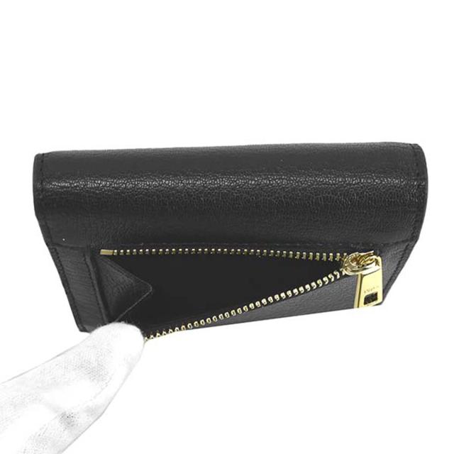 フルラ FURLA 財布 三つ折り財布 PBW0 1034266 DIVA S BI FOLD ミニ財布 コンパクト財布 ONYX ブラック furla コンパクト 三折り財布 使いやすい 本革 レザー ミニ財布 かさばらない おしゃれ シンプル 人気 可愛い ロゴ レディース 母の日 新生活 新品 ギフト プレゼント_5