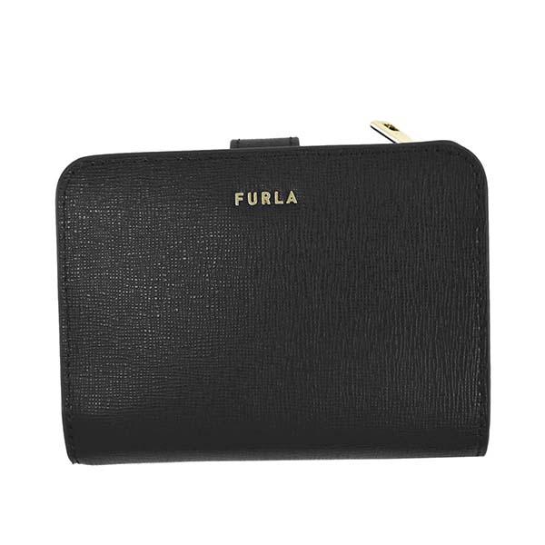 フルラ FURLA 財布 二つ折り財布 折りたたみ財布 PCY0UNO B30 O60 FURLA BABYLON S COMPACT WALLET バビロン NERO ブラック furla ブランド 人気 小銭入れあり 無地 プレゼント ブランド 財布 女性 フルラ 二つ折り財布 本革 レザー 人気の通販は 30,200円