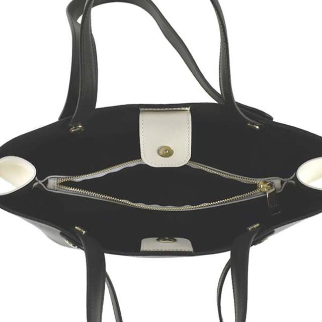 フルラ FURLA トートバッグ 肩掛け ハンドバッグ WB00070 MLC P19 FURLA MUSA L TOTE E/W ムーサ NERO+TALCO h ブラック+ホワイト系 furla トート 肩がけ ブランド 通勤 通学 プレゼント ブランド トート フルラ バッグ FURLA 通勤バッグ 女性