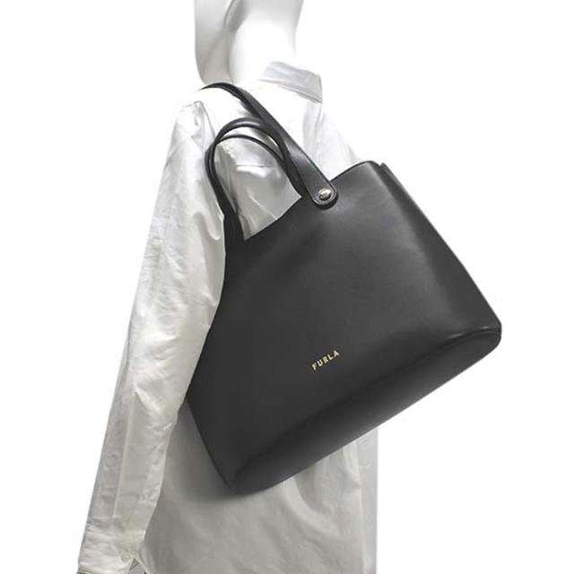 フルラ FURLA トートバッグ 肩掛け ハンドバッグ WB00070 MLC P19 FURLA MUSA L TOTE E/W ムーサ NERO+TALCO h ブラック+ホワイト系 furla トート 肩がけ ブランド 通勤 通学 プレゼント ブランド トート フルラ バッグ FURLA 通勤バッグ 女性