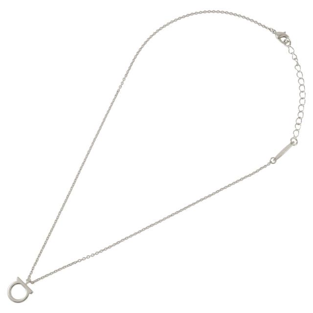 サルバトーレ フェラガモ Salvatore Ferragamo ネックレス ペンダント アクセサリー ガンチーニ 760133 696659 PLDLUCIDO D12 シルバー アクセ ブランド レディース 人気 プレゼント 誕生日 結婚式 二次会 パーティー おしゃれ 入学式 卒業式 母の日 30代 40代 50代 新品_1