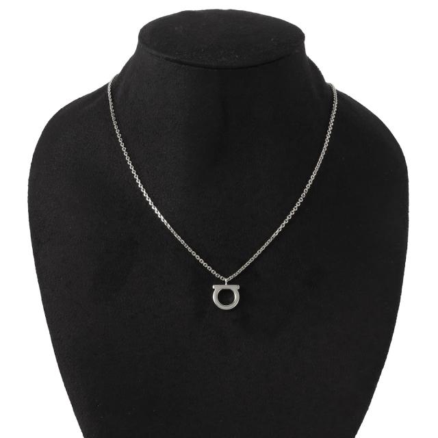 サルバトーレ フェラガモ Salvatore Ferragamo ネックレス ペンダント アクセサリー ガンチーニ 760133 696659 PLDLUCIDO D12 シルバー アクセ ブランド レディース 人気 プレゼント 誕生日 結婚式 二次会 パーティー おしゃれ 入学式 卒業式 母の日 30代 40代 50代 新品_6
