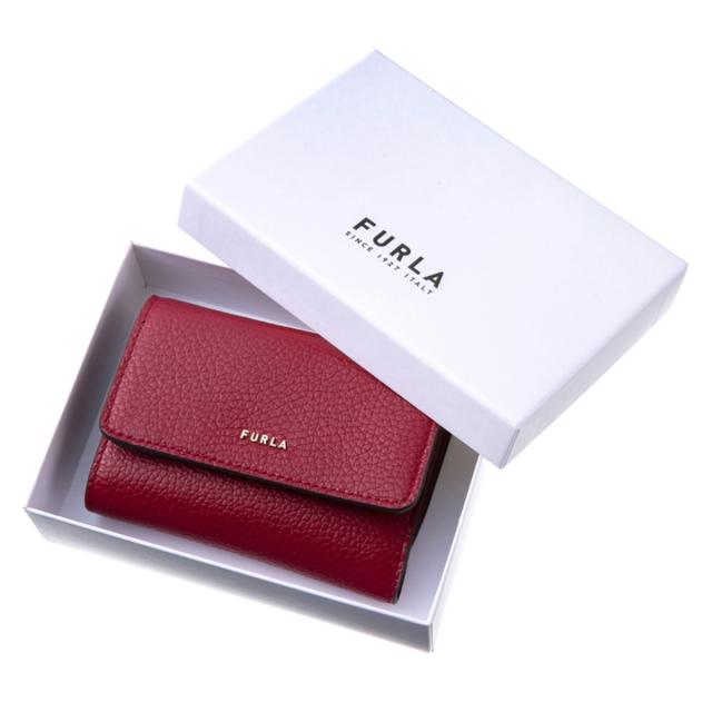 フルラ FURLA 財布 三つ折り財布 折りたたみ財布 コンパクト財布 ミニ財布 PCZ0UNO HSF000 CGQ00 CILIEGIA d レッド系ミニ財布 使いやす_4