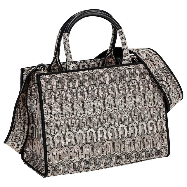 フルラ FURLA バッグ ハンドバッグ トートバッグ ショルダーバッグ WB00299 AX0777 B4K00 レディース ブラックグレーベージュ系 ハンドバ