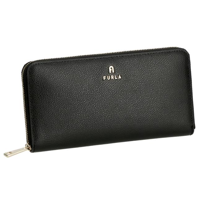 フルラ FURLA 財布 長財布 ラウンドファスナー長財布 小銭入れ付き WP00322 ARE000 O6000 レディース ブラック 二つ折り長財布 レザー ブ