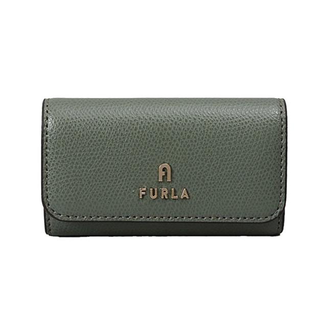 フルラ FURLA キーケース キーリング 4連 WR00436 ARE000 2291S CAMELIA KEYCASE カメリア CACTUS+PERLA e int. ダークグリーン系 キーケの通販は 23,400円