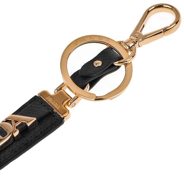 プラダ PRADA キーリング キーホルダー 1PP067 SAFF NER サフィアーノ