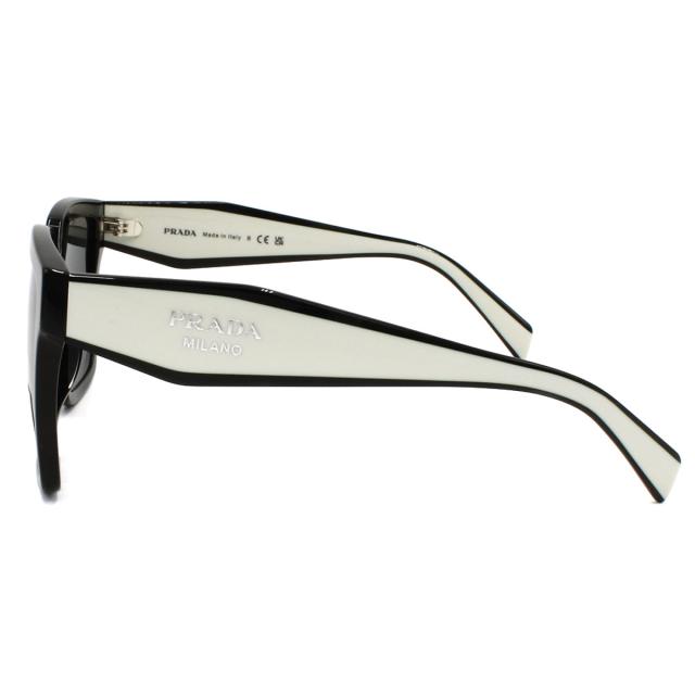 プラダ PRADA サングラス UVカット 0PR24ZSF 1AB5S0 57 アイウェア ウェリントン メンズ レディース ブラック ダークグレー 紫外線対策_2
