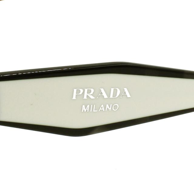 プラダ PRADA サングラス UVカット 0PR24ZSF 1AB5S0 57 アイウェア ウェリントン メンズ レディース ブラック ダークグレー 紫外線対策_3