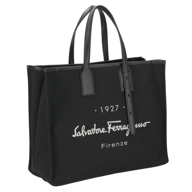 フェラガモ Ferragamo バッグ トートバッグ 240842 757846 ブラック トート 人気 ブランド 使いやすい プレゼント 新品 おしゃれ トート