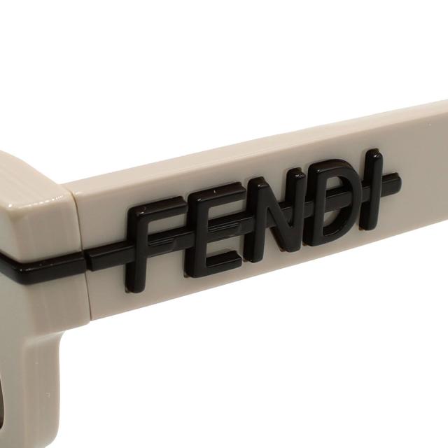 フェンディ FENDI サングラス アジアンフィット アイウェア UVカット スクエア FE40091U 5457E メンズ レディース クリアブラウン+グレー_3