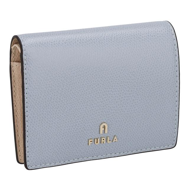 フルラ FURLA 財布 二つ折り財布 折りたたみ財布 小銭入れ付き WP00304-ARE000 3593S CAMELIA S カメリア レディース ブルー 財布 使いや