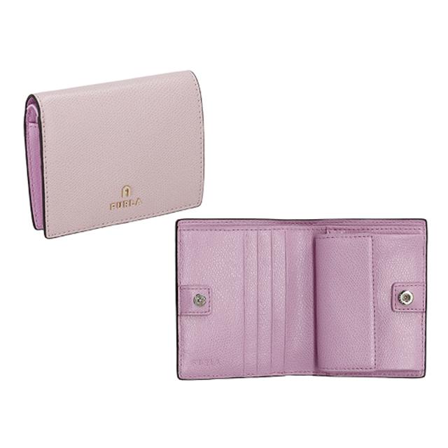 フルラ FURLA 財布 二つ折り財布 折りたたみ財布 小銭入れ付き WP00304-ARE000 4304S レディース パープル 本革 レザー 財布 使いやすい_1