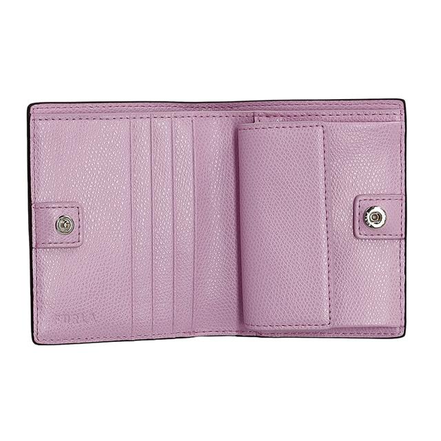 フルラ FURLA 財布 二つ折り財布 折りたたみ財布 小銭入れ付き WP00304-ARE000 4304S レディース パープル 本革 レザー 財布 使いやすい_4