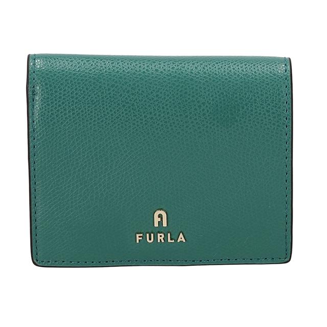 フルラ FURLA 財布 二つ折り財布 折りたたみ財布 小銭入れ付き WP00304-ARE000 4349S レディース グリーン+グレー 本革 レザー 財布 使い_2