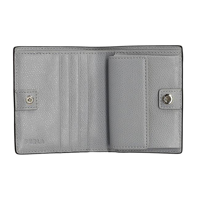 フルラ FURLA 財布 二つ折り財布 折りたたみ財布 小銭入れ付き WP00304-ARE000 4349S レディース グリーン+グレー 本革 レザー 財布 使い_5