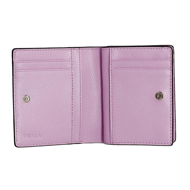 フルラ FURLA 財布 二つ折り財布 折りたたみ財布 小銭入れ付き WP00307-ARE000 4304S レディース パープル 本革 レザー 財布 使いやすい_4