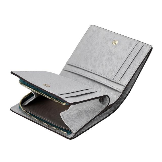 フルラ FURLA 財布 二つ折り財布 折りたたみ財布 小銭入れ付き WP00307-ARE000 4349S レディース グリーン+グレー 本革 レザー 財布 使い フルラ FURLA 財布 二つ折り財布 折りたたみ財布 小銭入れ付き WP00307