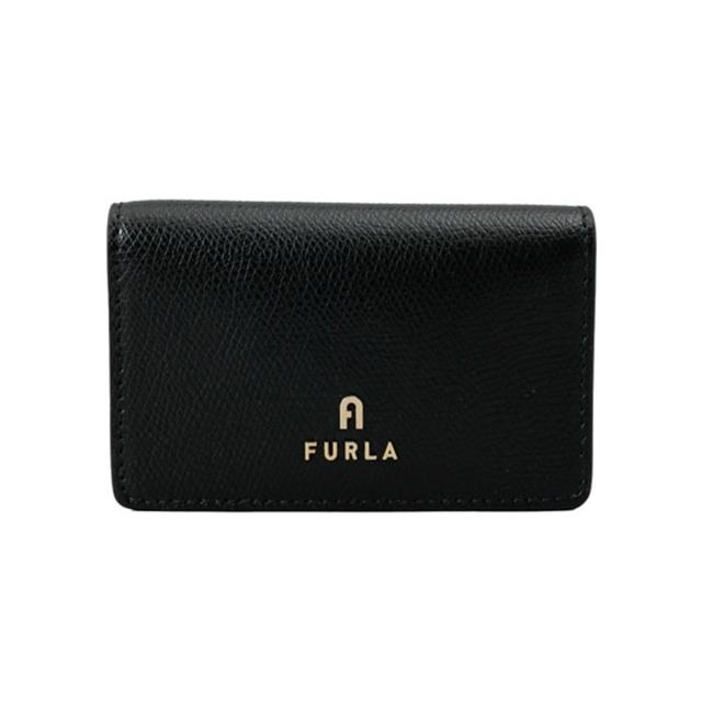 フルラ FURLA カードケース 名刺入れ WP00408 ARES O6000 FURLA CAMELIA BUSINESS CARD CASE カメリア NERO ブラック カードケース ブラ