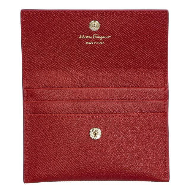 フェラガモ Ferragamo カードケース 名刺入れ 22d155 683531 VARA ヴァラ リボン レディース LIPSTICK レッド カードケース ブランド 人_3