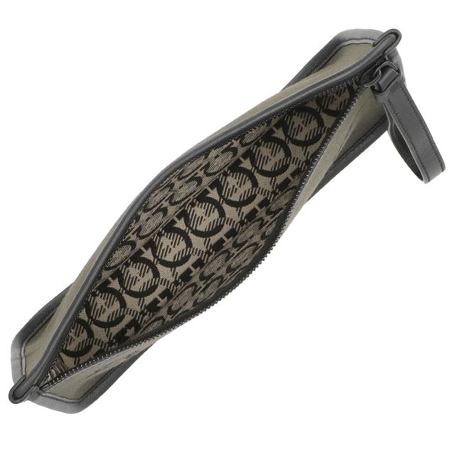 フェラガモ Ferragamo バッグ クラッチバッグ 240971 753585 メンズ MUSCHIO/NER グリーン クラッチ セカンドバッグ ポーチ おしゃれ ブ_2