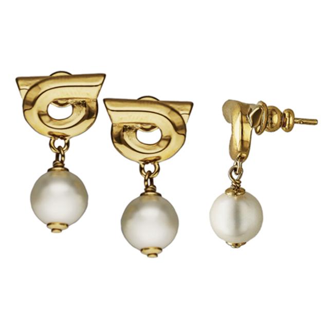 フェラガモ Ferragamo アクセサリー ジュエリー ピアス 760780 776601 レディース ゴールド系 ピアス アクセサリー ブランド 人気 おしゃ_1