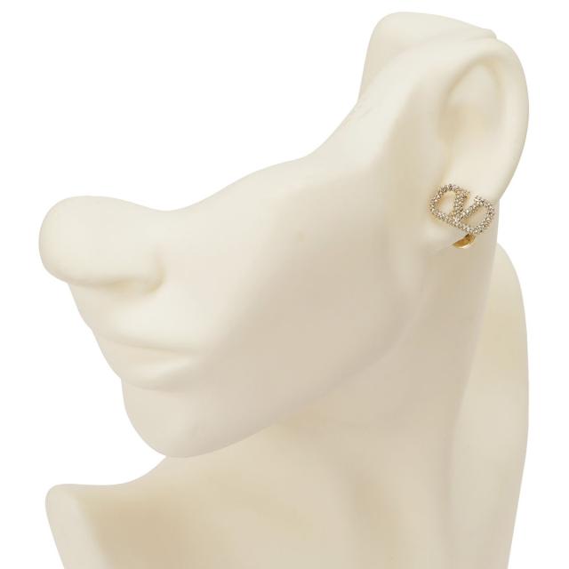 ヴァレンティノ VALENTINO クリスタル ピアス アクセサリー VLOGO