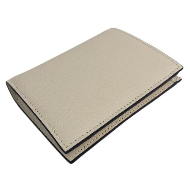 極美品　Valentino Garavani 二つ折り財布　ロゴグラム　ホワイト 極美品 Valentino Garavani 二つ折り財布 ロゴグラム ホワイト 極美品