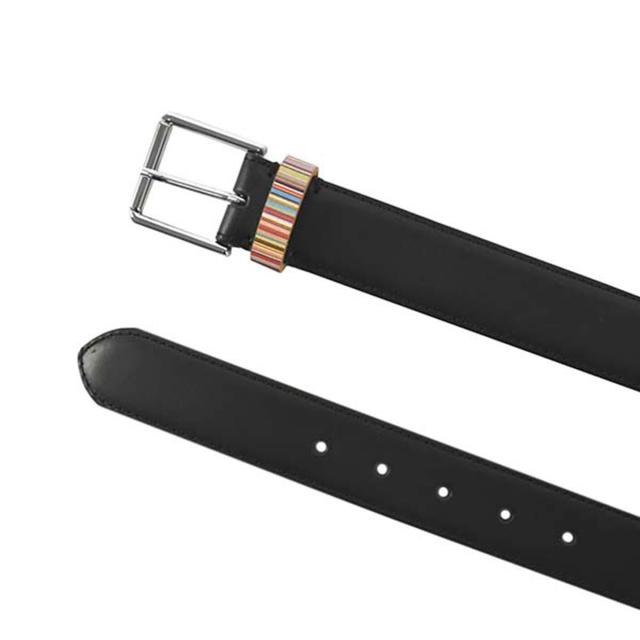 極点 スミス Paul Smith 胴締め M1A4950 79 黒いこと MEN BELT M STRP KEEPER 極点スミス 胴締め メンズ 本革 商行為 差し上げ物 新品 なめし革 ブランド名 世界人 差し上げ物 差し上げ物 成人男性