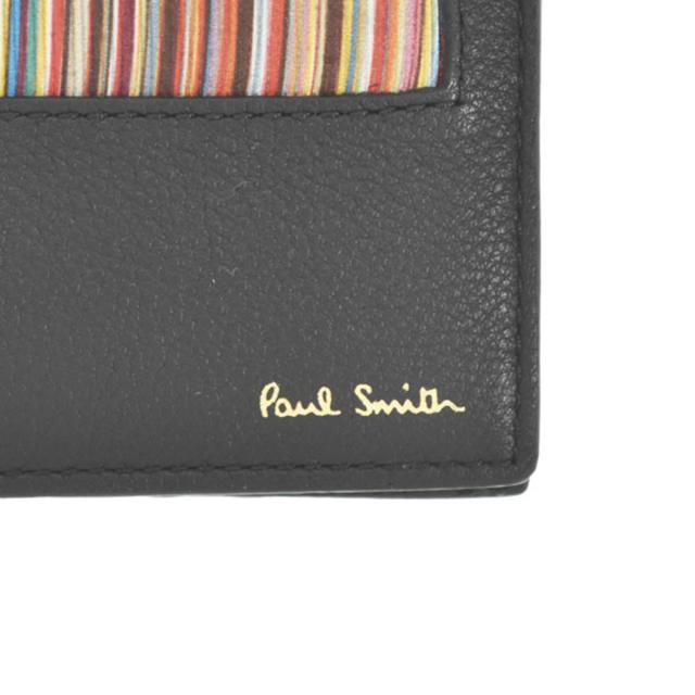 ポールスミス Paul Smith 財布 二つ折り財布 折りたたみ財布 M1A4833 AINSET 79 MEN WALLET BFOLD COIN 小銭入れ有り BLACK ブラック 財_6