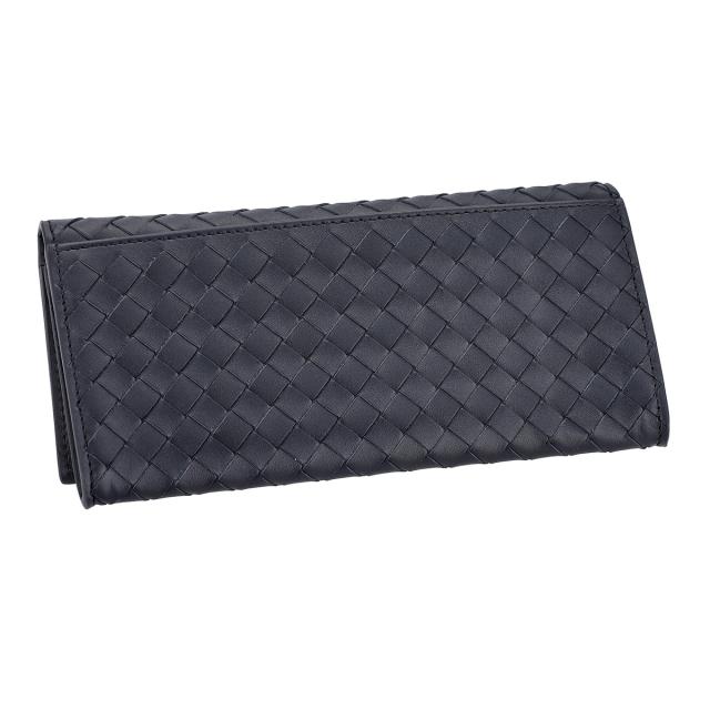 ⭐️美品⭐️BOTTEGA VENETAボッテガヴェネタ イントレチャート 長財布 BOTTEGA VENETA ボッテガ 長財布イントレチャート ネイビー