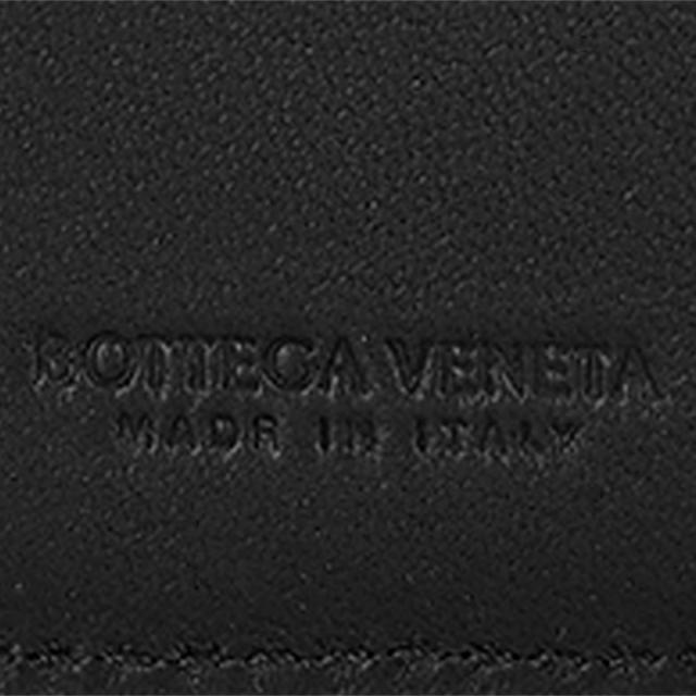 ボッテガヴェネタ BOTTEGA VENETA 財布 二つ折り財布 折りたたみ財布 小銭入れ付き イントレチャート 121059 V3UN1 8803 ブラック 財布