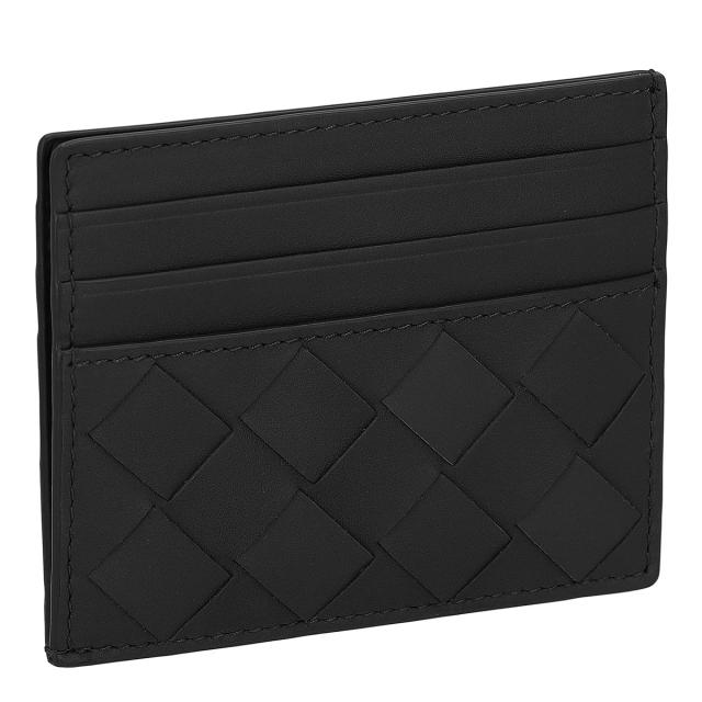ボッテガヴェネタ BOTTEGA VENETA カードケース スリム 名刺入れ イントレチャート 607361 V3US3 8966 レディース メンズ ブラック カー
