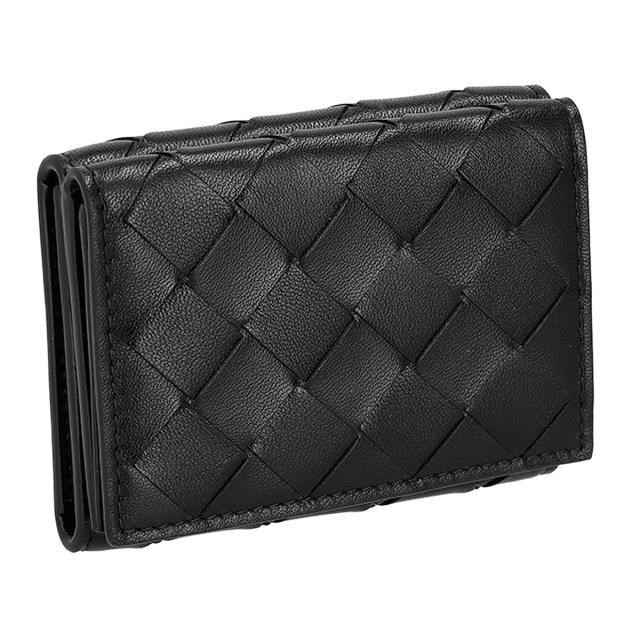 ボッテガヴェネタ BOTTEGA VENETA 財布 三つ折り財布 折りたたみ財布 小銭入れ付き イントレチャート 609285 V3UH1 8803 ミニ財布 使いや
