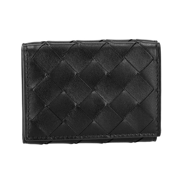 ボッテガヴェネタ BOTTEGA VENETA 財布 三つ折り財布 折りたたみ財布 小銭入れ付き イントレチャート 609285 V3UH1 8803 ミニ財布 使いや