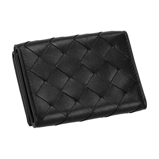 ボッテガヴェネタ BOTTEGA VENETA 財布 三つ折り財布 折りたたみ財布 小銭入れ付き イントレチャート 609285 V3UH1 8803 ミニ財布 使いや