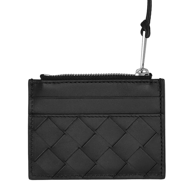 ボッテガヴェネタ BOTTEGA VENETA 財布 コインケース 小銭入れ イントレチャート 620344 V3US3 8803 メンズ ブラック 本革 レザー 財布 
