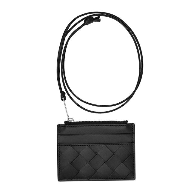 ボッテガヴェネタ BOTTEGA VENETA 財布 コインケース 小銭入れ イントレチャート 620344 V3US3 8803 メンズ ブラック 本革 レザー 財布 