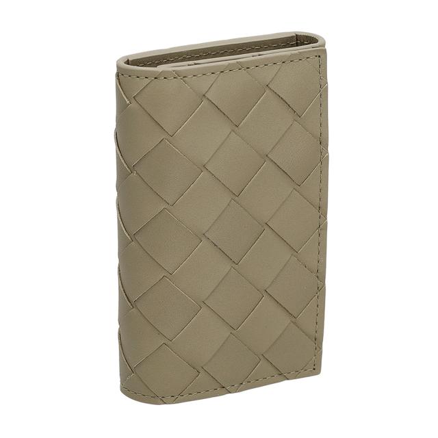 ボッテガヴェネタ BOTTEGA VENETA キーケース キーリング イントレチャート 630336 V3US1 1511 レディース メンズ カーキベージュ キーケ