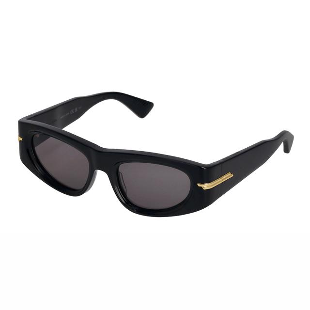 ボッテガヴェネタ BOTTEGA VENETA サングラス アイウェア UVカット キャットアイ BV1144S-001 レディース ブラック+グレー 紫外線対策 サ