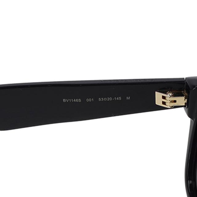 ボッテガヴェネタ BOTTEGA サングラス アイウェア UVカット ウェリントン型 BV1146S-001 メンズ ブラック+グレー 紫外線対策 サングラス_3