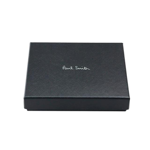 ポールスミス Paul Smith 財布 二つ折り財布 折りたたみ財布 小銭入れ付き M1A4833 LFISIG 79 メンズ BLACK ブラック 財布 使いやすい ブ_6