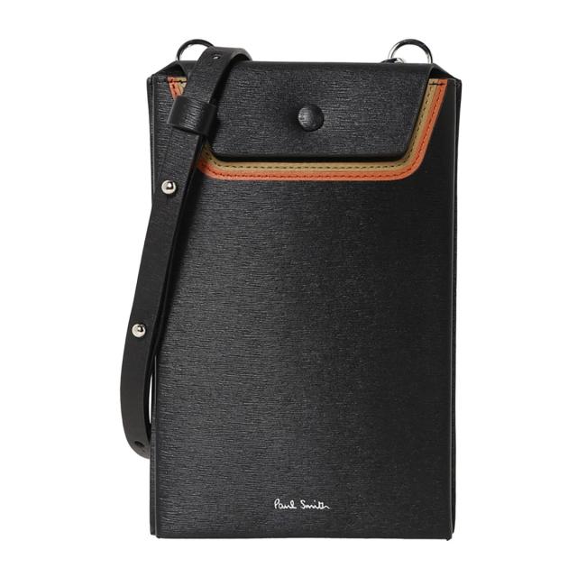 ポールスミス Paul Smith バッグ スマホショルダー ミニ ショルダーバッグ 斜め掛けバッグ M1A 6749 ISTRGS 79-BLACK メンズ ブラック pa