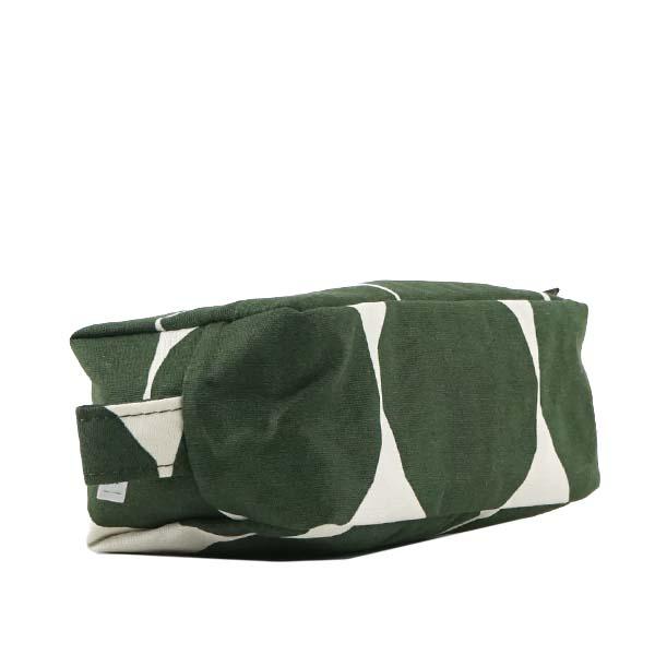 マリメッコ Marimekko ポーチ 化粧ポーチ マルチケース 162 Tiise Pienet Kivet ドット柄オフホワイト ダークグリーン メイクポーの通販はau Pay マーケット ホワイト リリス