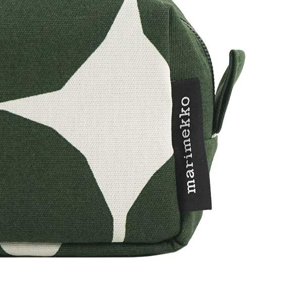 マリメッコ Marimekko ポーチ 化粧ポーチ マルチケース 162 Tiise Pienet Kivet ドット柄オフホワイト ダークグリーン メイクポーの通販はau Pay マーケット ホワイト リリス
