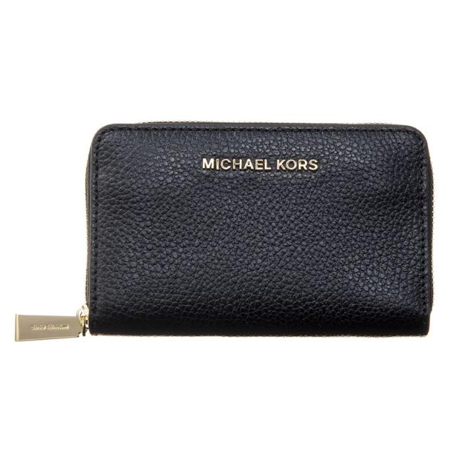 マイケルコース MICHAEL KORS ケース 小銭入れ 財布 32F9GJ6D0L 001 ブラック ラウンドファスナー小銭入れ 人気 大容量 プレゼント マイケルコース 人気 小銭入れ ブランド ケース 本革