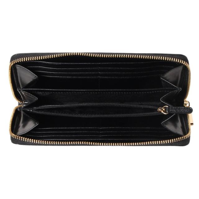 マイケルコース MICHAEL KORS 財布 長財布 ラウンドファスナー財布 34H1GT9E8L 001 BLACK ブラック 長財布 ラウンド ブランド 人気 ロゴ 革 プレゼント マイケルコース 人気 長財布 ブランド 革 ラウンドファスナー_2